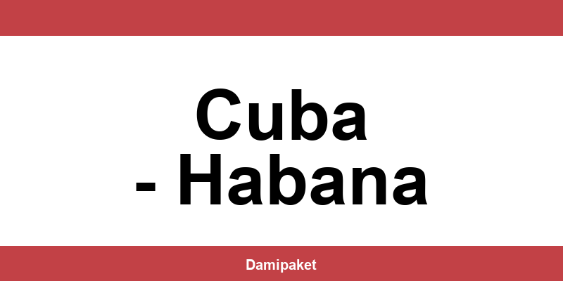 Contacte por teléfono a DHL en Cuba - Habana